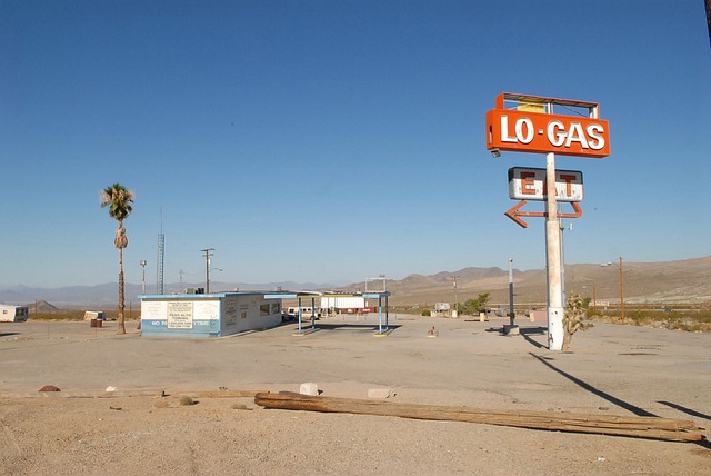 gas station