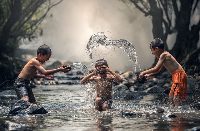 Bathing in a Pure River