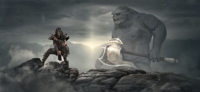  Confronting a Giant in Battle