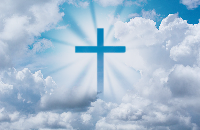 Cross in the sky signifies divine intervention and guidance. 