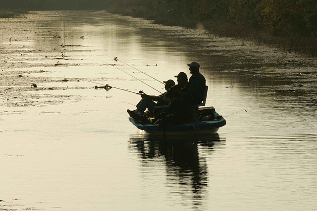 Fishing from a Boat