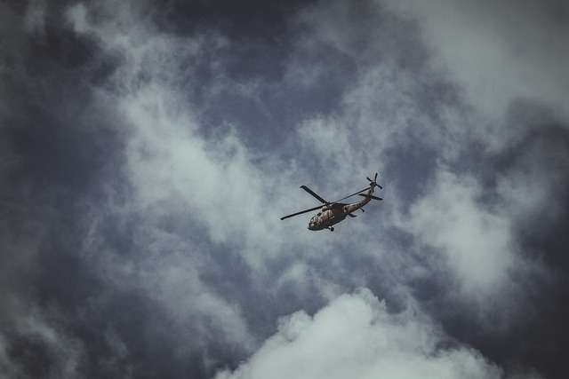 Helicopter in a stormy dream signifies facing uncertainties with courage. 