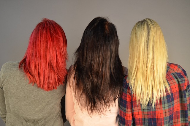 Mismatched Hair Colors