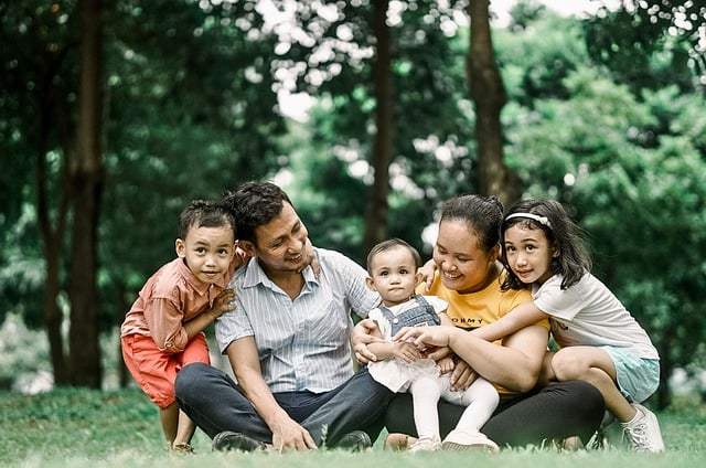  Parents in a Garden