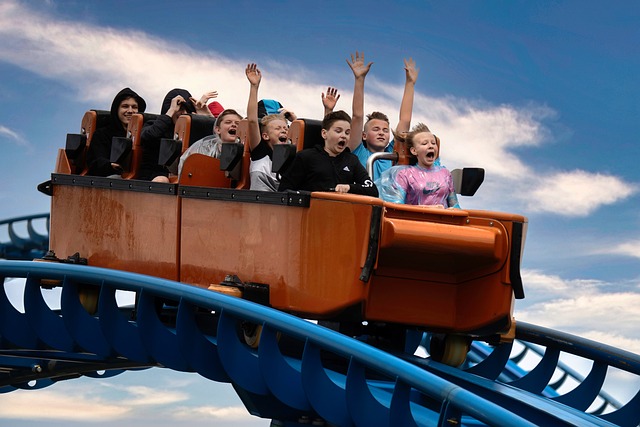 Sharing a roller coaster ride with loved ones