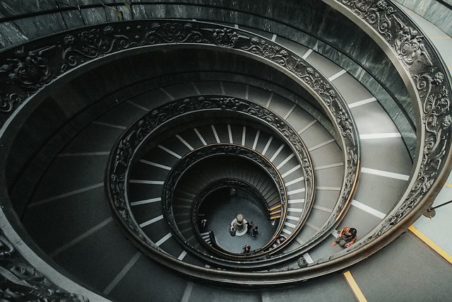 Ascending Spiral Stairs