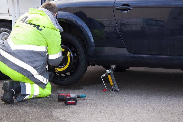 Changing a Flat Tire