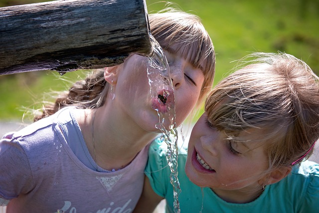 Drinking from a Fountain