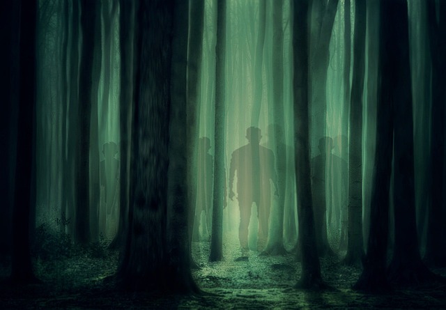 Elusive Shadows in a Moonlit Forest