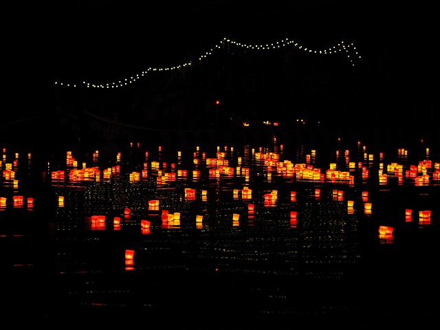 Floating in a Sea of Prayer Candles