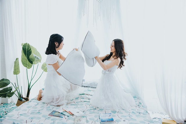 Envision a dream where you partake in a spirited pillow fight