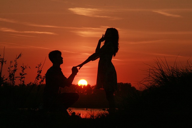 Proposal at Sunset