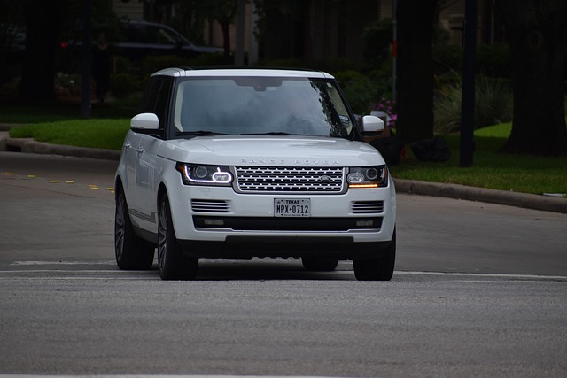 Exploring in a Range Rover