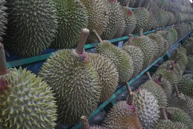 Seeing Durian in a Market or Grocery Store