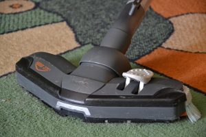 Vacuuming a Dirty Carpet