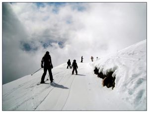 Gliding Down a Slope