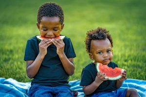 Sharing Watermelon with Others