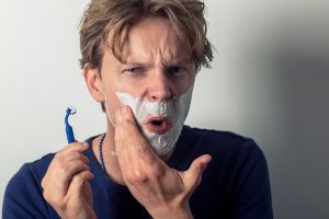 Cutting Yourself While Shaving