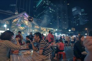 Eating in a Beautiful Setting