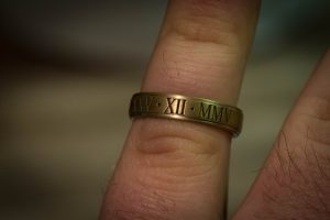 Engraved Wedding Ring