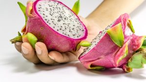 Eating Ripe Dragon Fruit