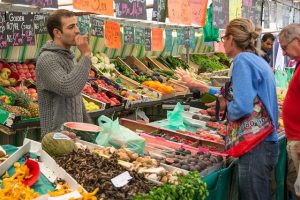 Buying Cucumbers at a Market