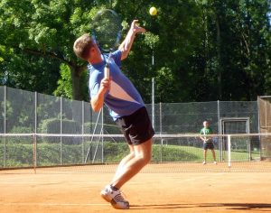 Playing Tennis with Friends