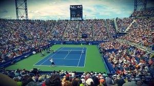 Watching a Tennis Match