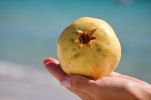 Eating a Pomegranate