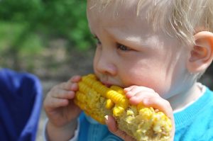 Eating Corn