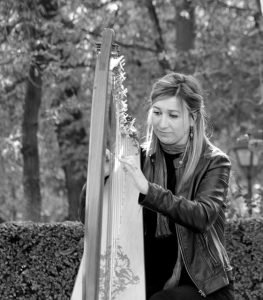 Playing a Harp in Nature