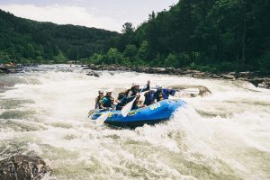 Rafting Through Rapids