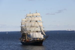 Sailing Ship in Calm Waters